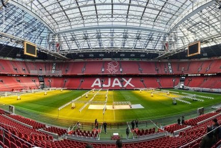 Ajax Football Stadium pitch