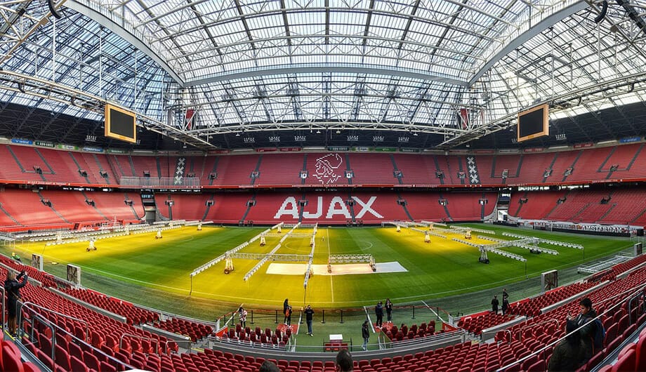 Ajax Football Stadium pitch