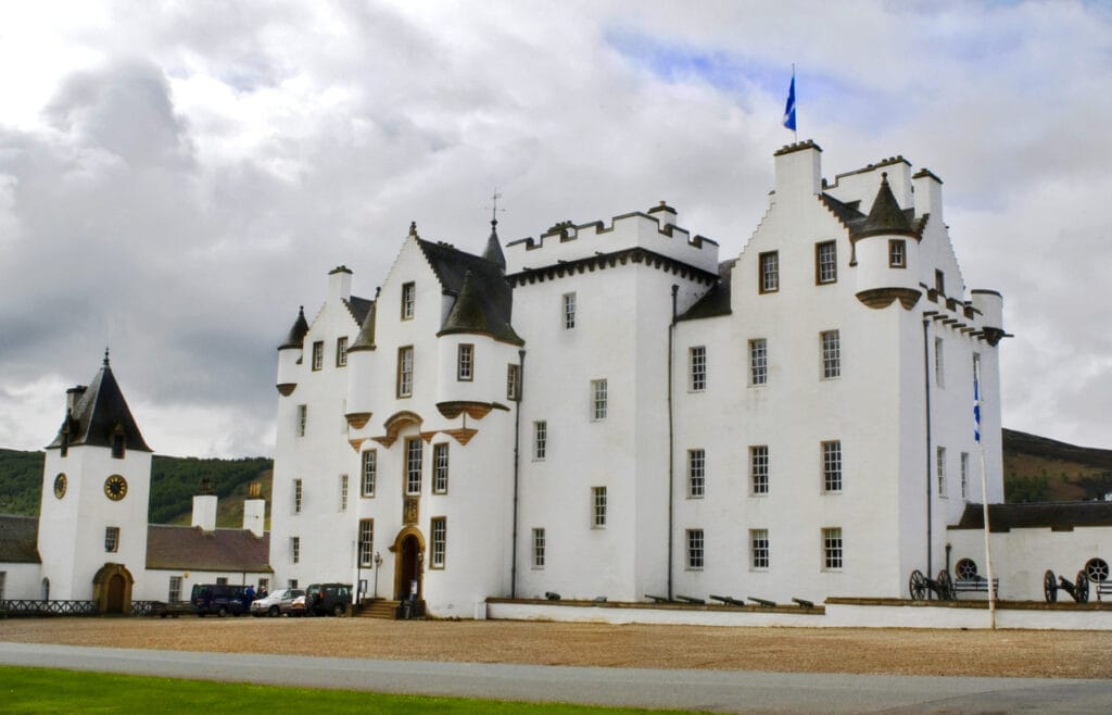 Blair castle in Perthshire Scotland